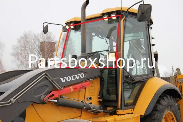 Стекло лобовое верхнее Volvo BL61, BL71 с 2012 г. KMK